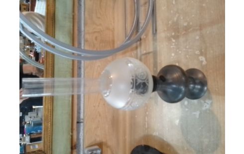 LAMPE A PETROLE ETAIN