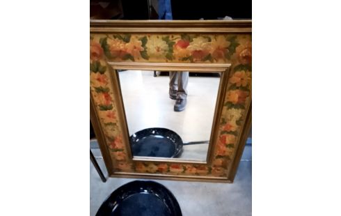 MIROIR DECOR FLORAL