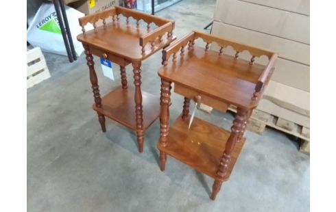 CHEVET 1 TIROIR BOIS L'UNITE