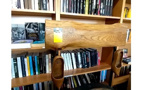 ROUE De charrette Sur support metal avec sabot