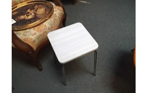 TABOURET FORMICA BLANC