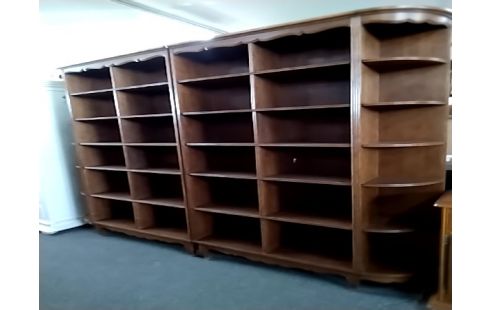 ETAGERE Bibliothèque chêne style regence l'ensemble L