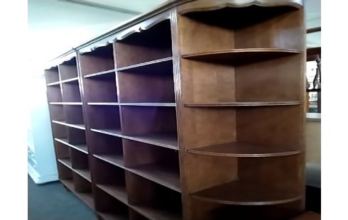 ETAGERE Bibliothèque chêne style regence l'ensemble L