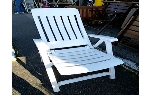 FAUTEUIL Jardin blanc pvc