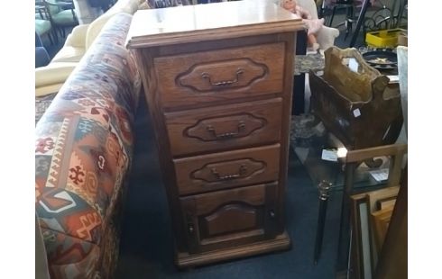 MEUBLE DE RANGEMENT RUSTIQUE 4 TIROIRS