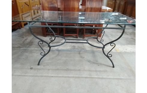 TABLE EXTERIEUR VERRE