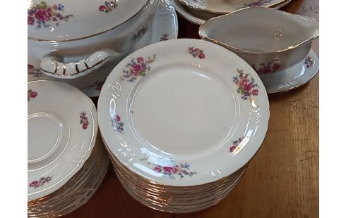 SERVICE DE TABLE+CAFE FLEURI BAVARIA