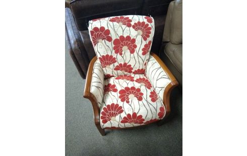 FAUTEUIL TISSU FLEURI