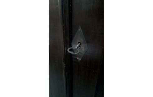 ROPERO COLONIAL MACIZO TECA 2 PUERTAS / 2 CAJONES