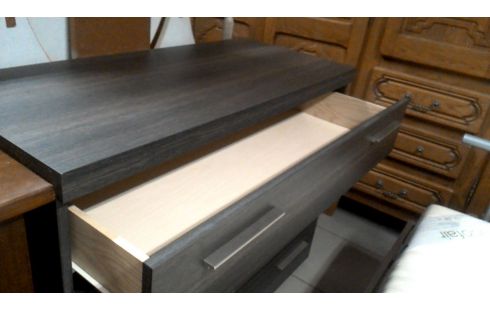 SCHUBLADENKASTEN 4 SCHUBLADEN BRAUN GRAU