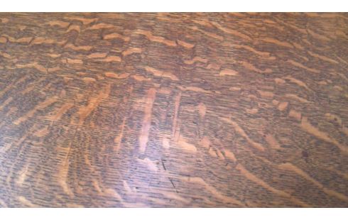 TABLE DE SALLE A MANGER HENRI II MET, , 6 CHAISES ALLONGE CHENE