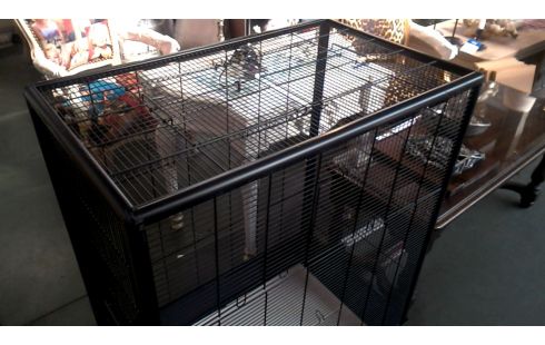 KÄFIG SCHWARZ METALL