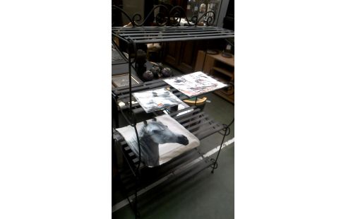 ESTANTE PARDO HIERRO FORJA