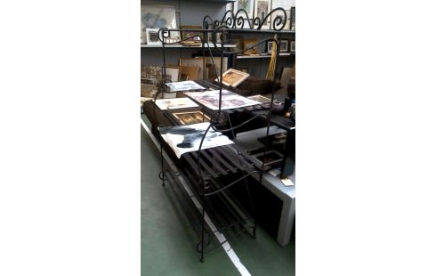 ESTANTE PARDO HIERRO FORJA