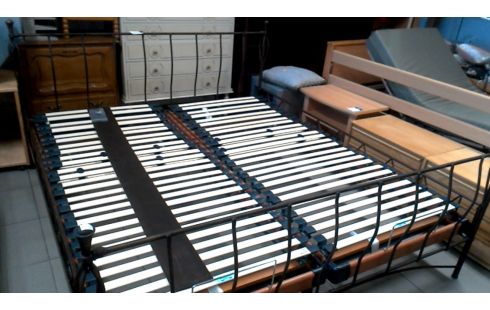 BETT 180X200 BRAUN EISEN ELEKTRISCH, , LATTENROST