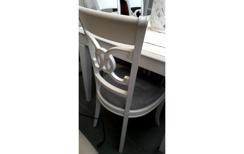 6 SILLAS CRUDO GRIS MICROFIBRA