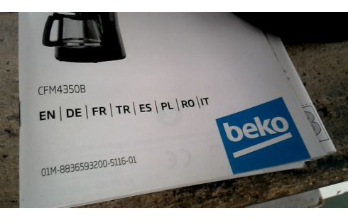 CAFETIERE ELECTRIQUE BEKO NOIR