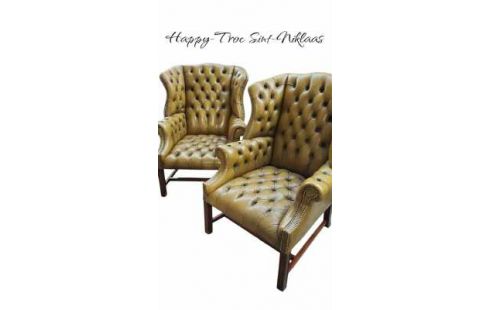 CLUBSESSEL CHESTERFIELD STIL LEDER DAS STÜCK