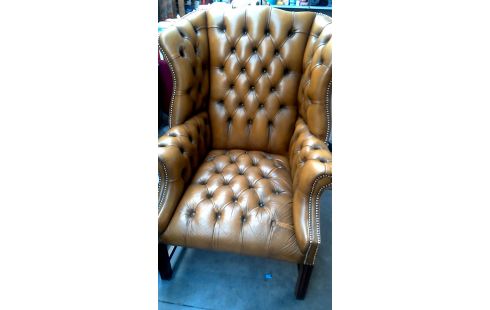 CLUBSESSEL CHESTERFIELD STIL LEDER DAS STÜCK