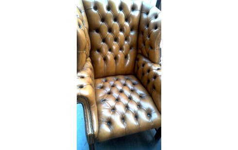 CLUBSESSEL CHESTERFIELD STIL LEDER DAS STÜCK