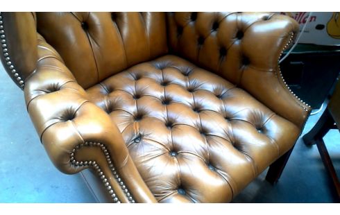 CLUBSESSEL CHESTERFIELD STIL LEDER DAS STÜCK