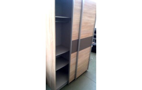 PENDERIE CERUSE GRIS 2 PORTES COULISSANT