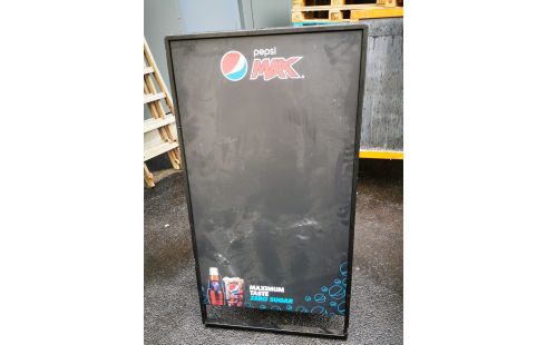 PANNEAU STOP TROTTOIR MÉTAL COCA COLA