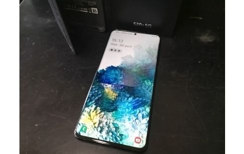 SAMSUNG GALAXY S20 PLUS 128GO / NOIR / 5G + ETUI + VERRE TREMPE