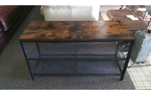 CONSOLE METAL ET BOIS