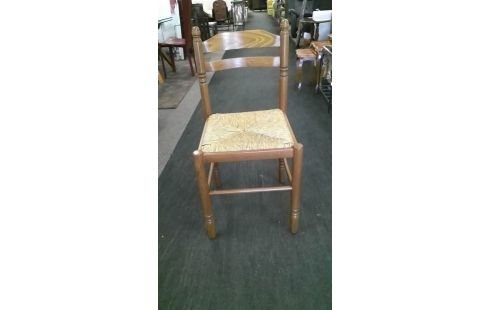 CHAISE DESSUS PAILLEE