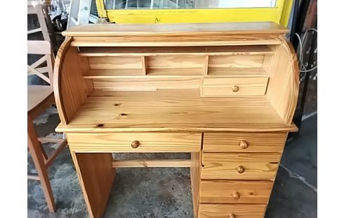 BUREAU CYLINDRE PIN MASSIF