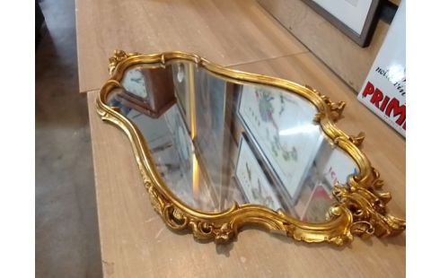 MIROIR CADRE DORÉ EN L'ETAT