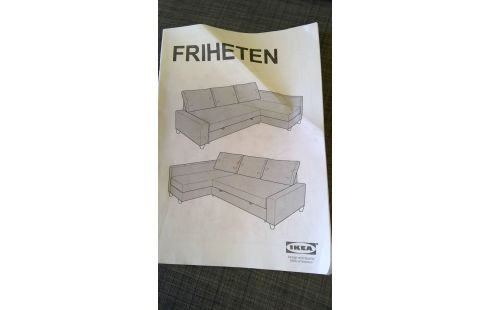 CANAPE CONVERTIBLE IKEA TISSU
