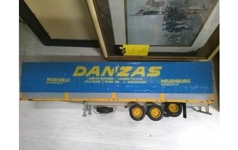 CAMION REMORQUE BLEUE