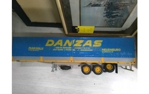 CAMION REMORQUE BLEUE