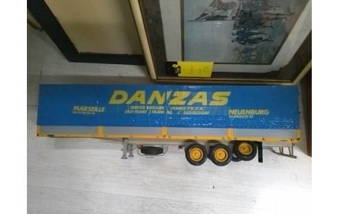 CAMION REMORQUE BLEUE