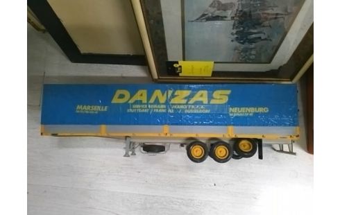 CAMION REMORQUE BLEUE