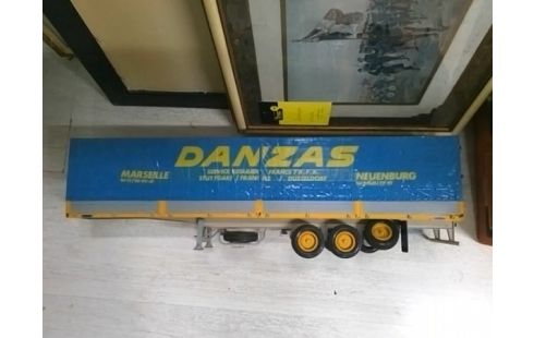 CAMION REMORQUE BLEUE