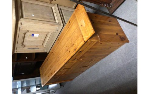 BUFFET PIN ANNEE 80 2 PORTES 4 TIROIRS
