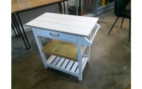 DESSERTE A ROULETTES PLATEAU BOIS