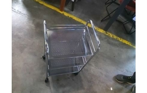 DESSERTE A ROULETTES METAL