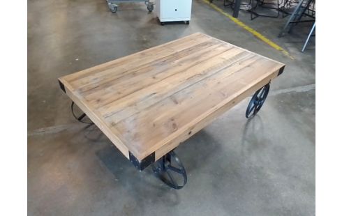 STYLE INDUS table basse style indus