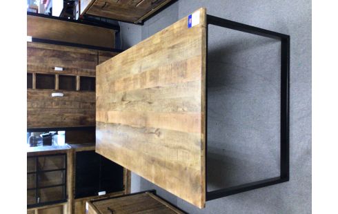 TABLE IRON 2M MANGUIER