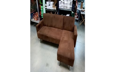 CANAPE D'ANGLE CHOCOLAT