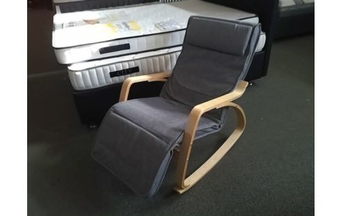 FAUTEUIL TISSU GRIS