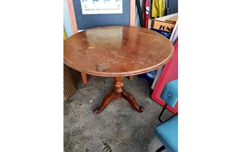 GUERIDON TRIPODE RELEVABLE