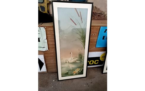 TABLEAU REPRODUCTION CYGNES