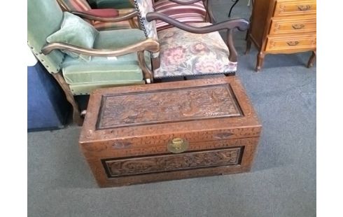 COFFRE BOIS ASIATIQUE