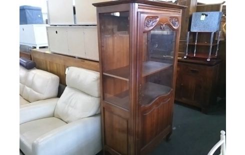 ARGENTIER 1 PORTE STYLE REGENCE MERISIER