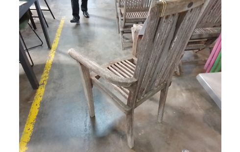 FAUTEUIL DE JARDIN BOIS EN L'ETAT